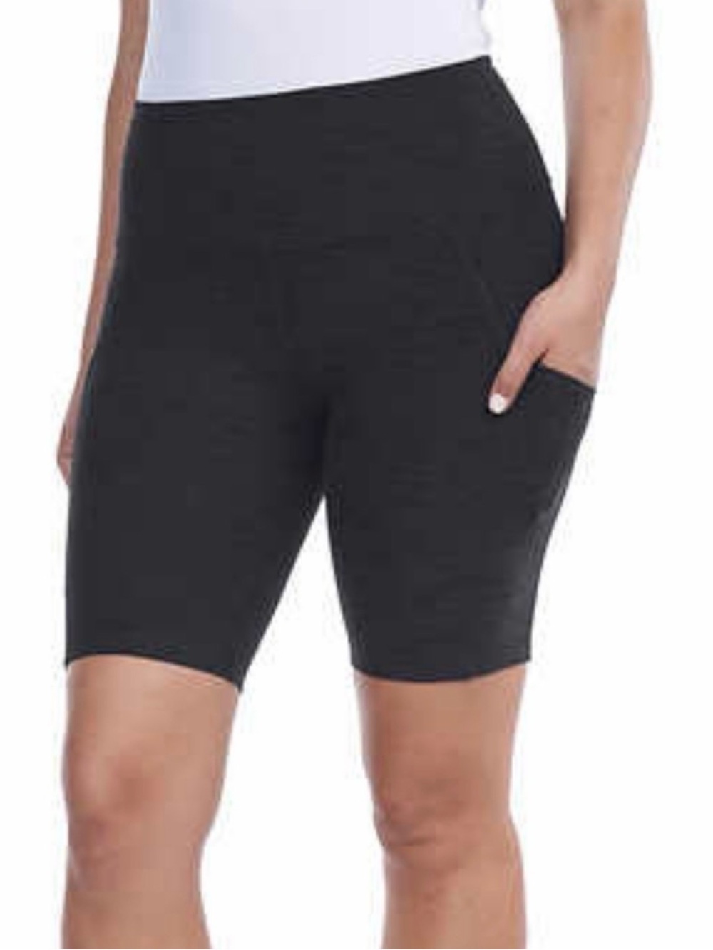 KIRKLAND SIGNATURE Women Brushed Bike Shorts (Size: M)